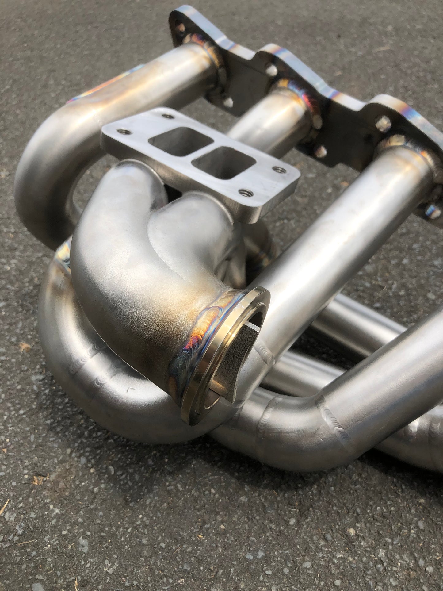 IMR RB turbo manifold, back-purged and TIG welded stainless steel