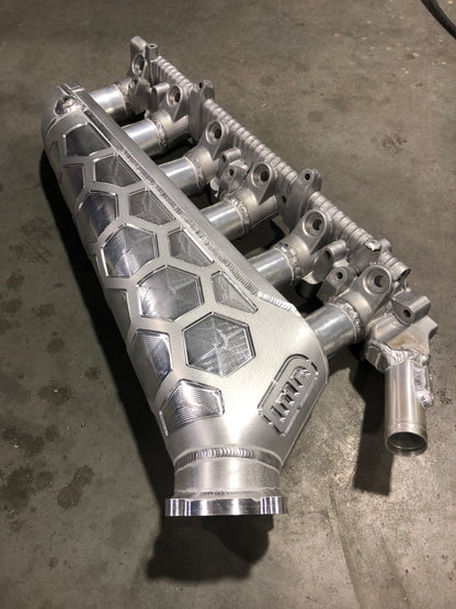 IMR OG++ intake manifold for Nissan RB20, RB25 and RB30 with Bosch drive-by-wire throttle flange