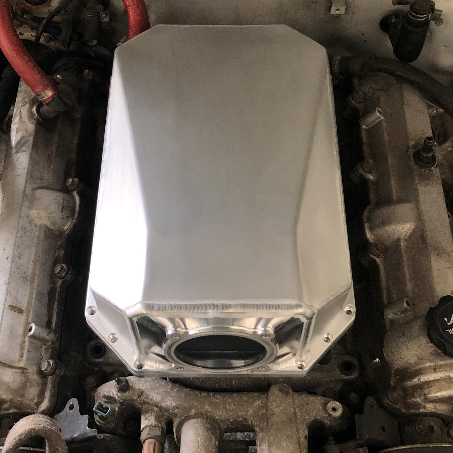 IMR front-facing alloy intake plenum for the Toyota 1UZ V8