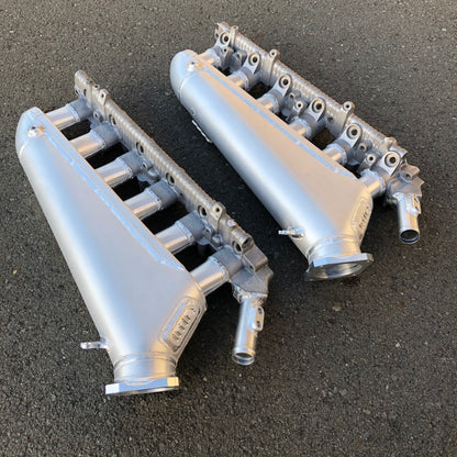 IMR OG++ intake manifold for Nissan RB20, RB25 and RB30 with Bosch drive-by-wire throttle flange