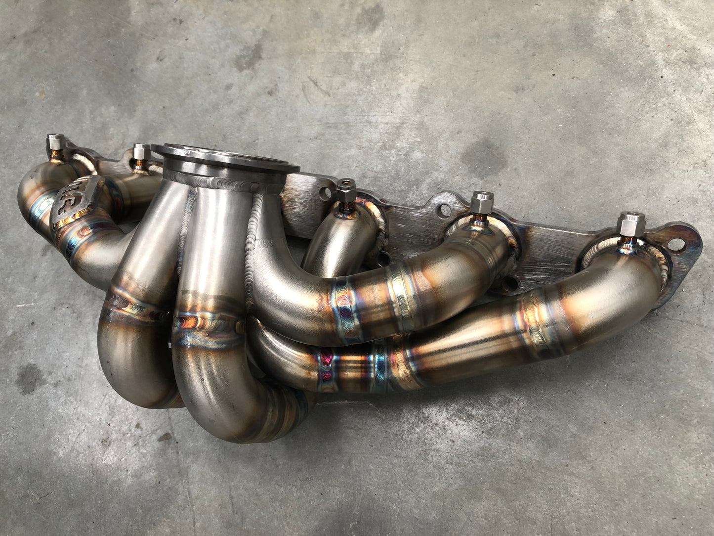 IMR RB turbo manifold ZP spec, TIG welded stainless steel
