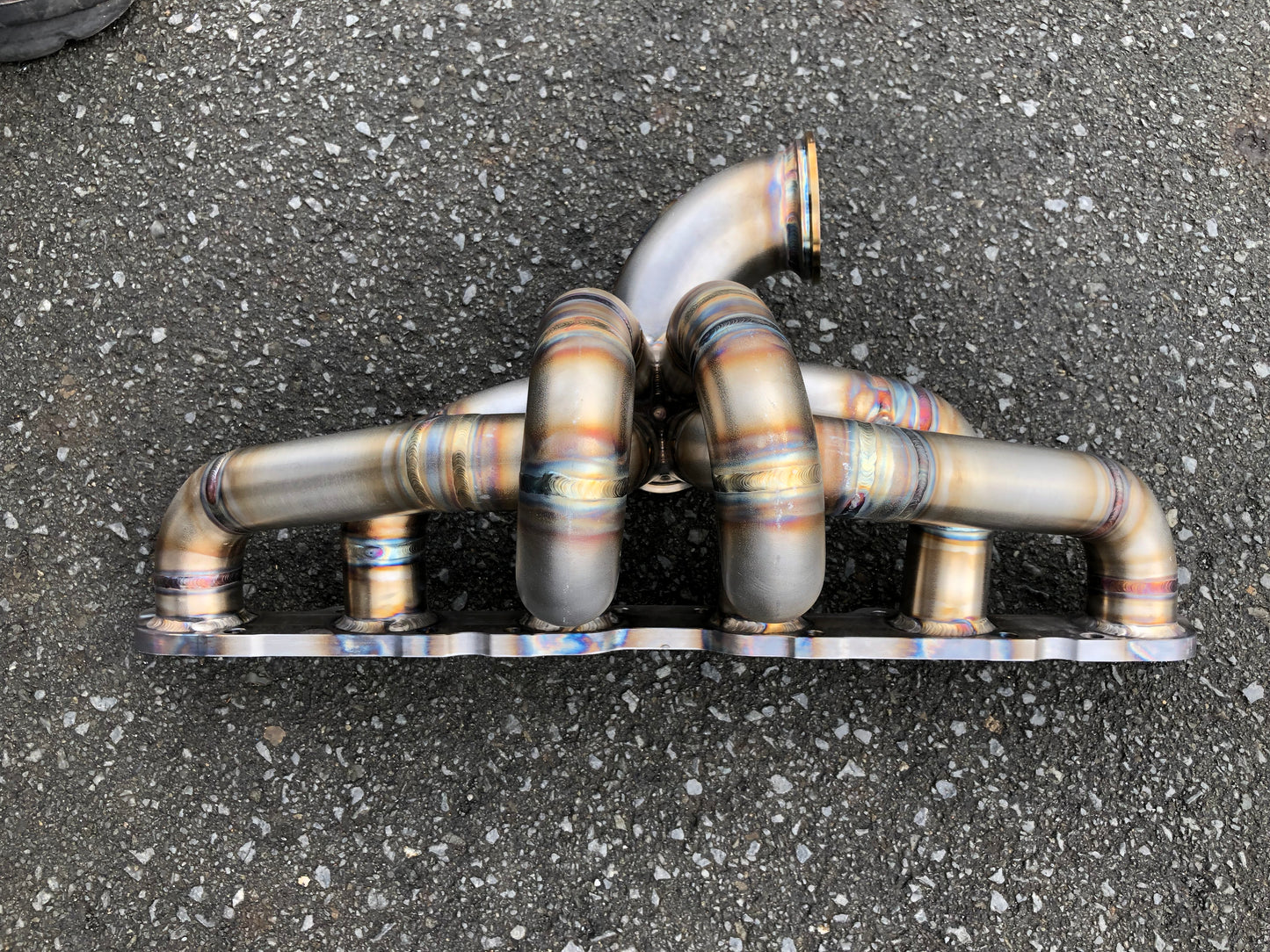 IMR RB turbo manifold ZP spec, TIG welded stainless steel
