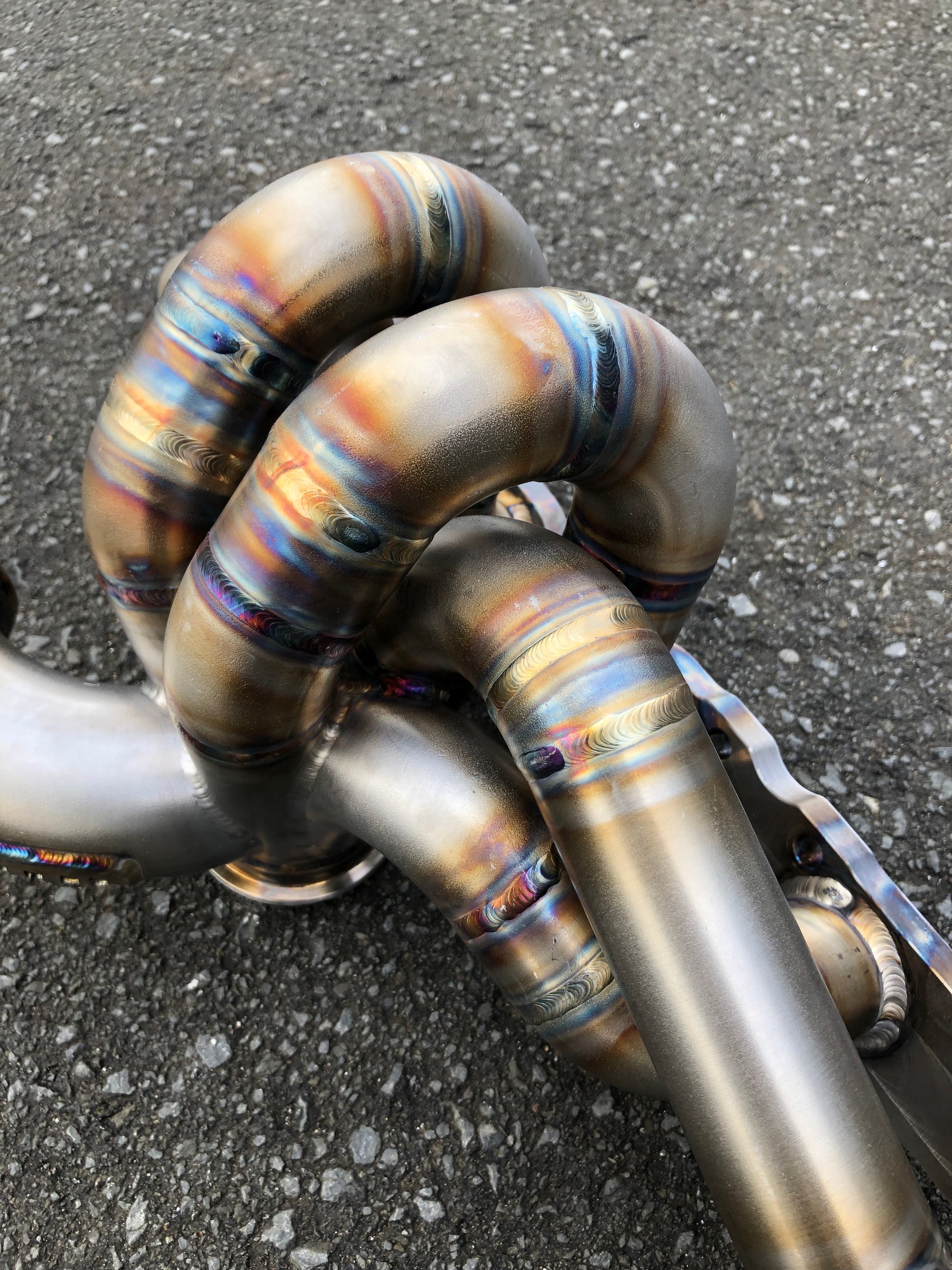 IMR RB turbo manifold ZP spec, TIG welded stainless steel