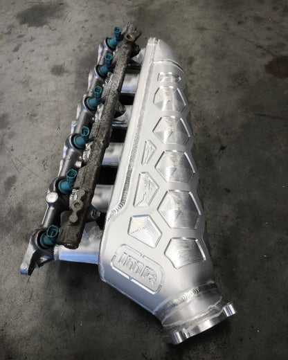 IMR fabricated alloy 2JZ intake manifold for Toyota 2JZ-GE and 2JZ-GTE