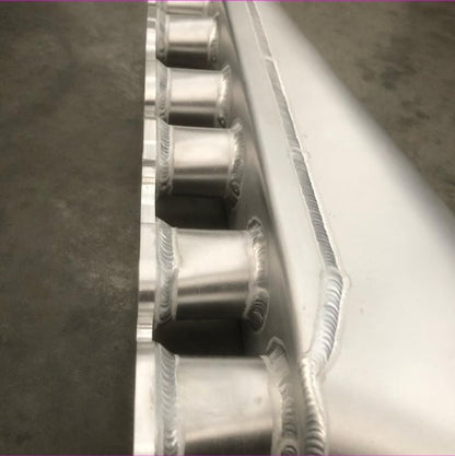 IMR fabricated alloy 1JZ-GTE intake manifold with Bosch drive-by-wire throttle flange
