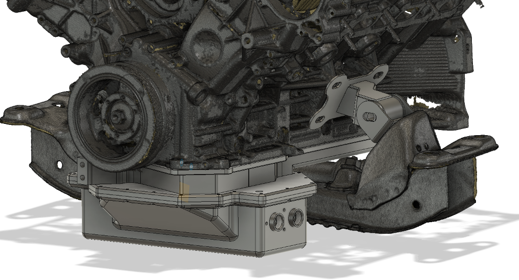 IMR VK56DE S-chassis engine mount, passenger's side