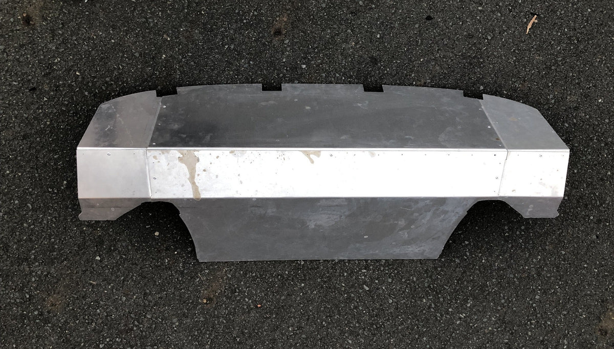 Mazda RX2 coupe rear firewall, assembled aluminium panels